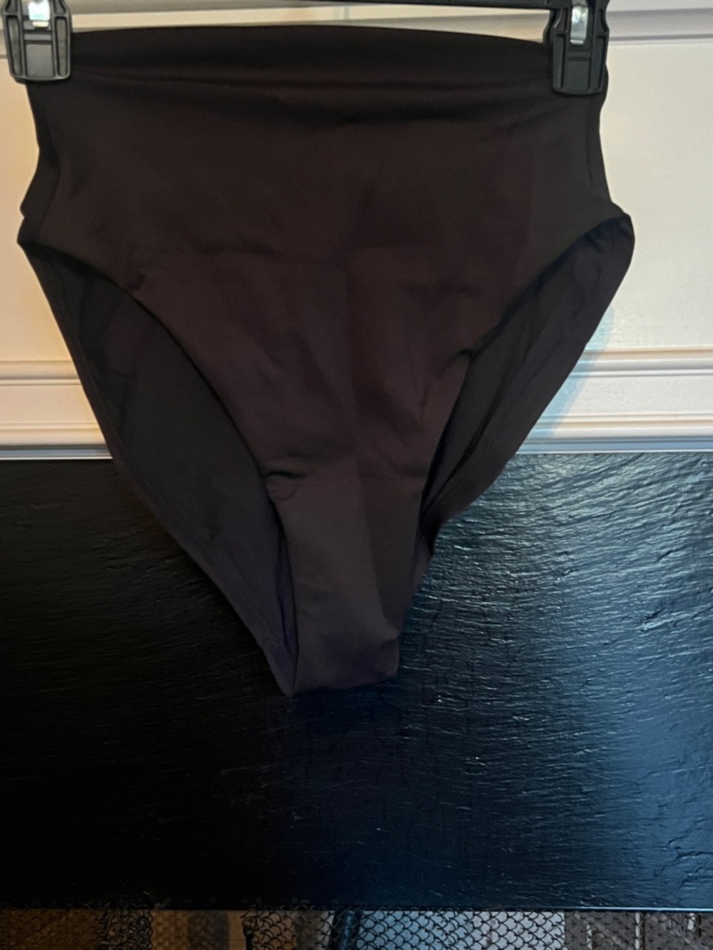 NWT Ledt On Friday Hi Hi Bottom Black Bikini Size M